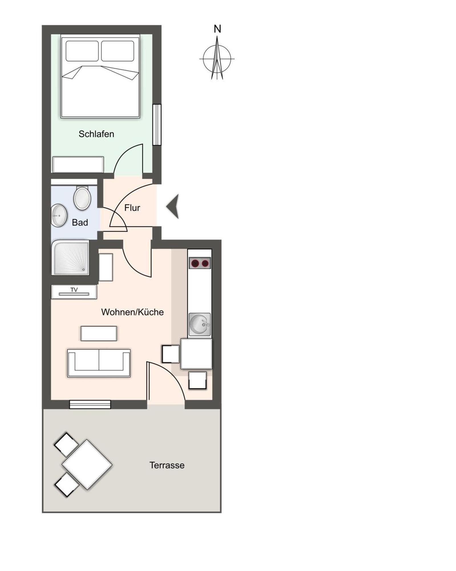 Schmucke-huus-bungalow *